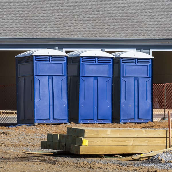 how often are the porta potties cleaned and serviced during a rental period in Draper Utah